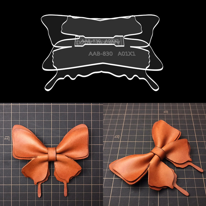 Leatherwork Patterns - YOMDID Modello in pelle a farfalla