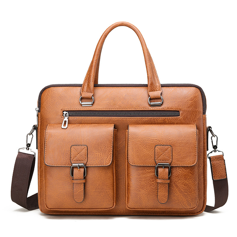 Leather Work Handbags - Borsa da uomo d'affari di marca