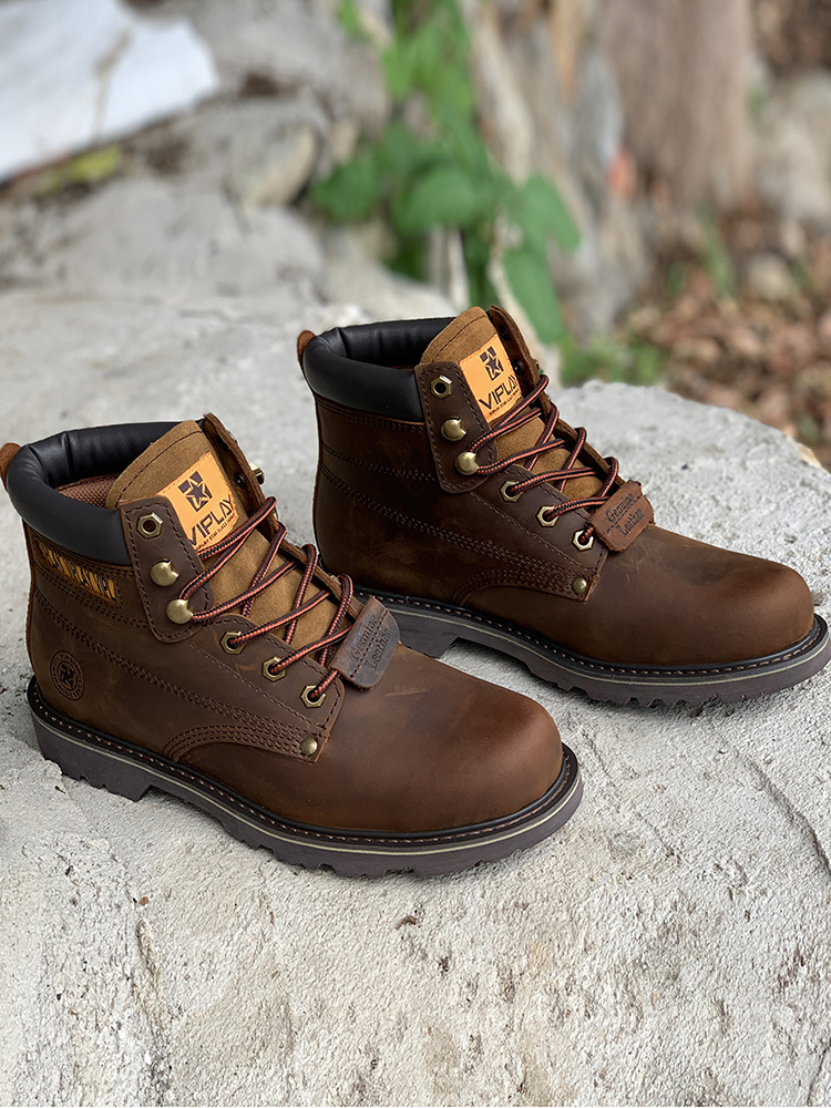 Leatherworking Classic - Stivali da uomo in vera pelle