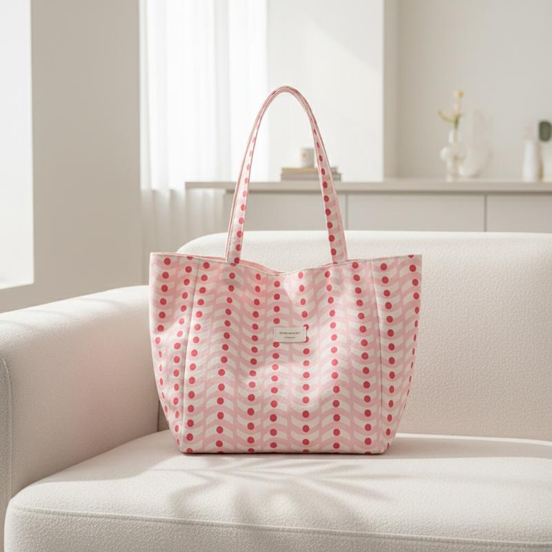 Leatherwork Free Patterns - Borsa tote in tela con motivo