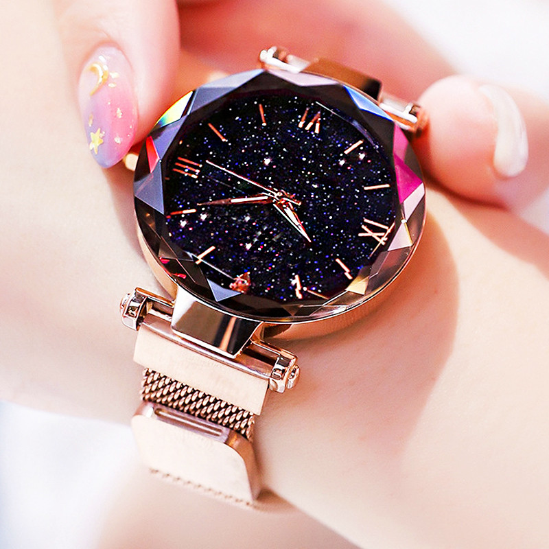 Belt Buckle Blank - Orologi da donna con cielo stellato