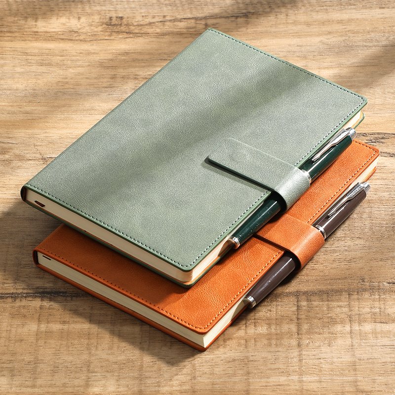 Leather Work Notepad - Quaderno A5 in Pelle PU Che