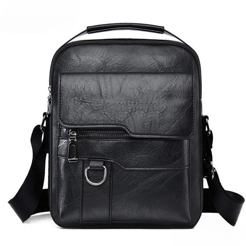 Leatherworking Classic - Borsa a Tracolla da Uomo alla