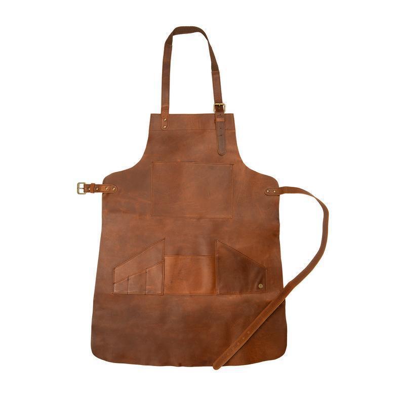 Leatherwork Tattoo - Grembiule da lavoro in pelle PU