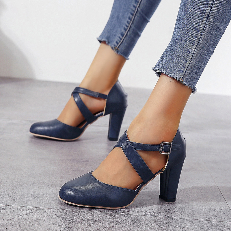 Scarpe da Donna con Tacco Alto - Belt Buckle Blank recensione e prezzo