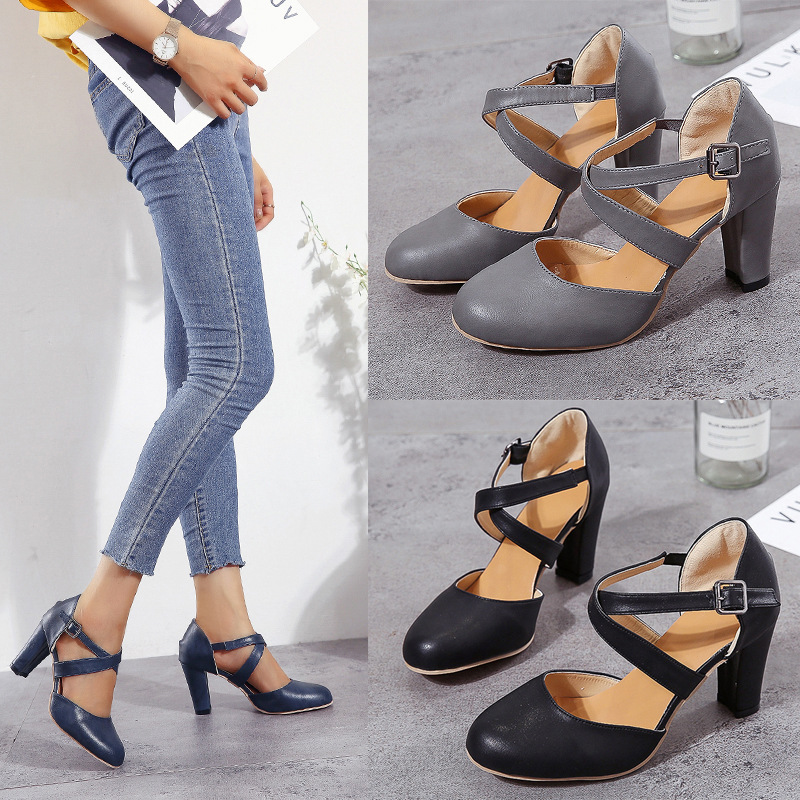 Scarpe da Donna con Tacco Alto - Belt Buckle Blank recensione e prezzo