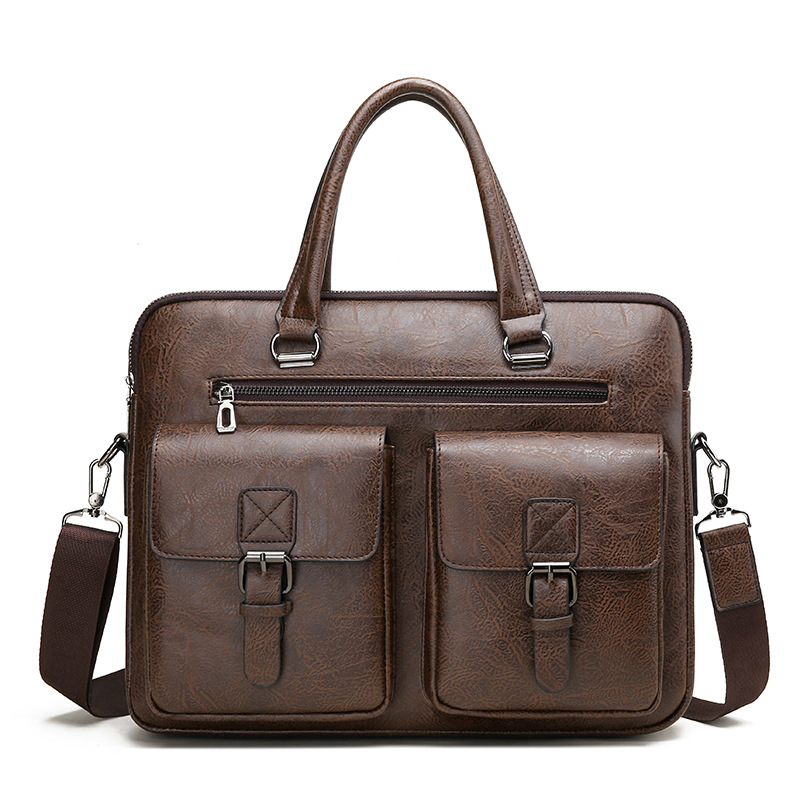 Borsa da uomo d'affari di marc - Leather Work Handbags recensione e prezzo