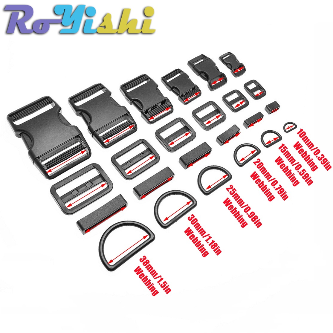 Set da 1-10 Fibbie a Sgancio R - Belt Buckle Blank recensione e prezzo