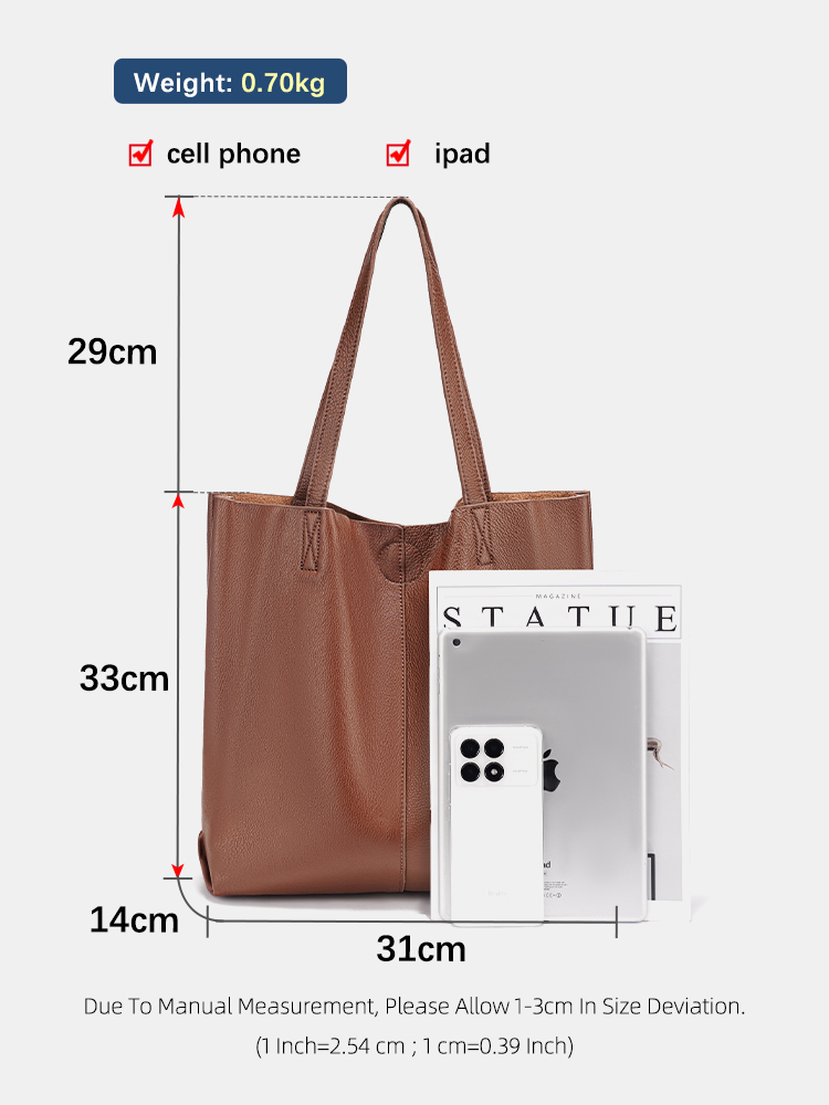 Borsa a Spalla Grande Capacità - Leather Work Handbags recensione e prezzo