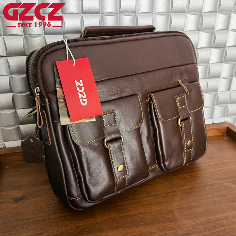 Borsa da Uomo GZCZ, Borsa per  - Leather Work Handbags recensione e prezzo