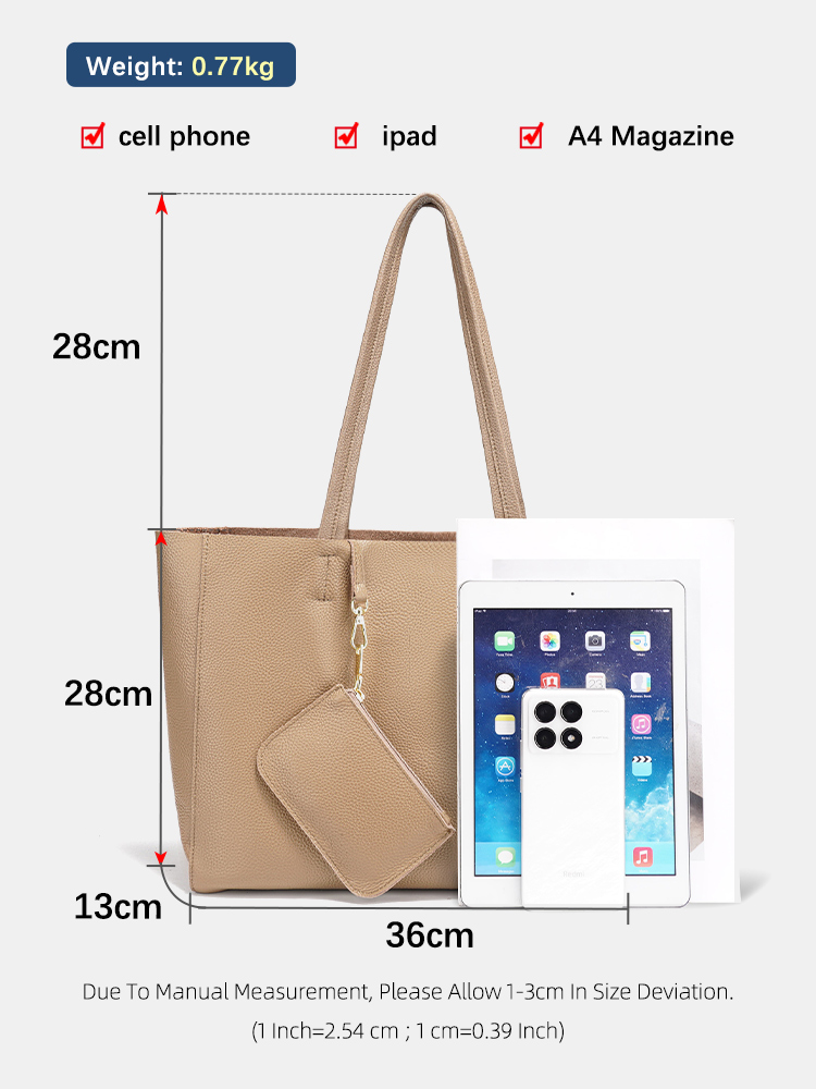 Borse tote grandi in vera pell - Leather Work Handbags recensione e prezzo