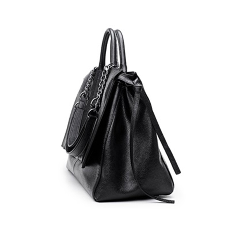 Elegante borsa tote con cernie - Leather Work Handbags recensione e prezzo
