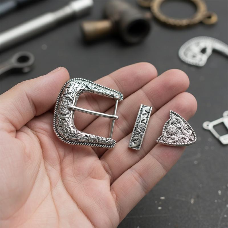 Set di tre fibbie per cintura  - Belt Buckle Blank recensione e prezzo