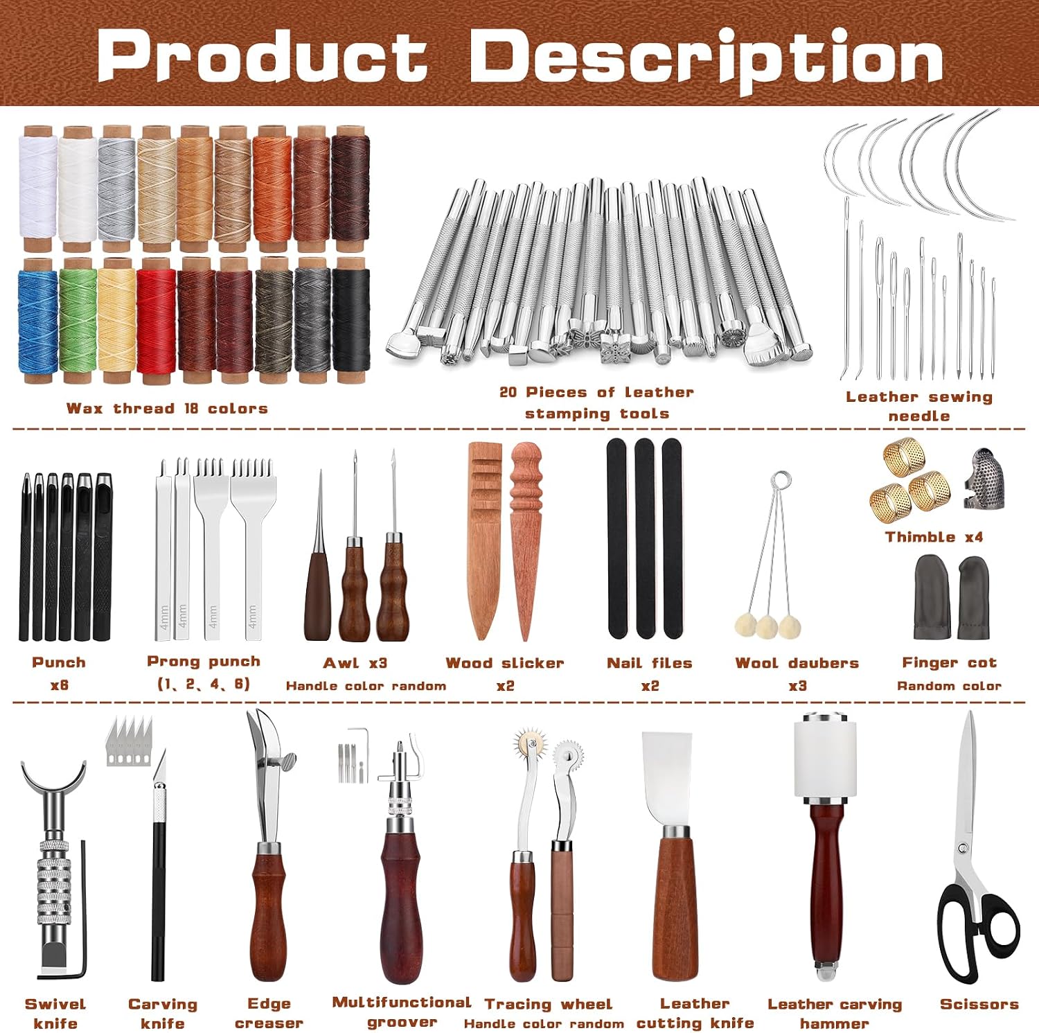 Kit di Attrezzi per Lavorazion - Leatherwork Essentials recensione e prezzo